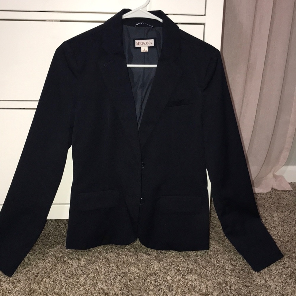 Brand New Navy Blue Blazer Jacket - Picture 1 of 5